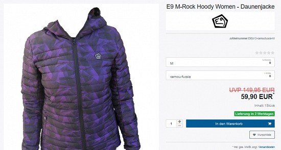 Daunenjacken im Wintersale von verticalextreme - bis zu 40% sparen