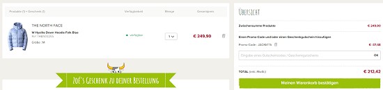 15% zusätzlich auf Jacken bei snowleader