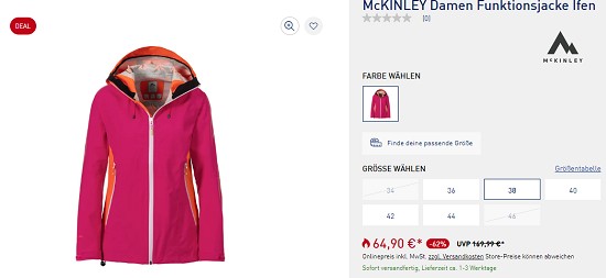 Deals der Woche: bis zu 62% bei intersport sparen