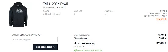 Singles‘ Days Sale: 25% on top auf reduzierte Kleidung & Schuhe bei sportscheck