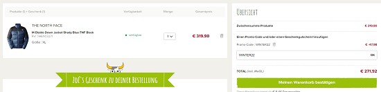 15% auf der gesamten website bei snowleader