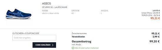 25% on top auf Performance Topseller bei sportscheck