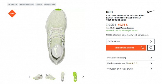 Bis zu 50% Rabatt auf Adidas und Nike bei sportscheck