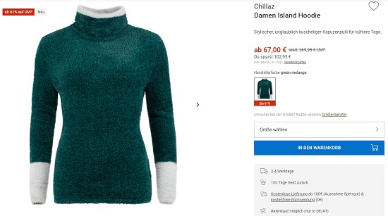 Bergzeit-Blowout - mind. 40 % auf Oberteile