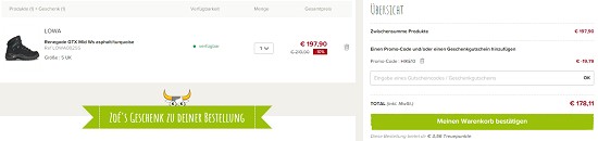 10% auf Wanderschuhe bei snowleader