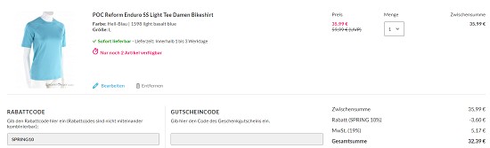 POC bis zu 50% reduziert bei sportokay