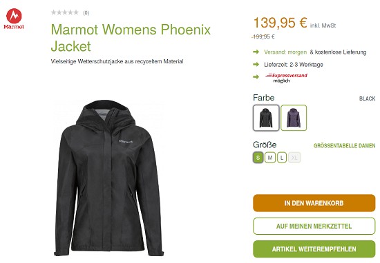 Outletshopping im unterwegs Onlineshop