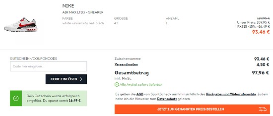 15% on top auf Performance Bestseller