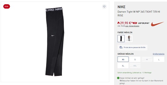 Deals der Woche: bis zu 50% bei intersport sparen