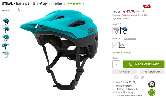 Bis zu 77% auf Bike-Artikel bei sportscheck