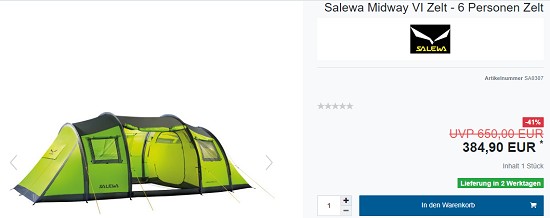 Camping Artikel im Sale bei verticalextreme - bis zu 50% sparen
