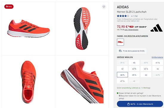 Sale bei Intersport - Rabatte von bis zu 50%