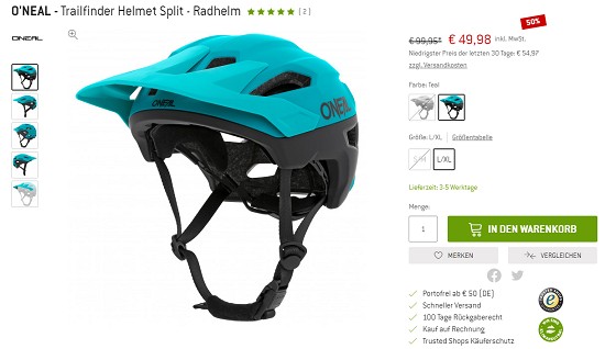 Bikebekleidung bei bergfreunde - bis zu 75% sparen