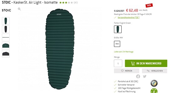 Midseason Sale bei bergreunde - min. 50% sparen