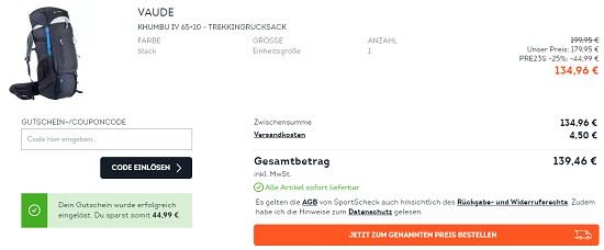 Bis zu 25% reduziert & zusätzlich 25% on top auf unsere Pre Sale bei sportscheck