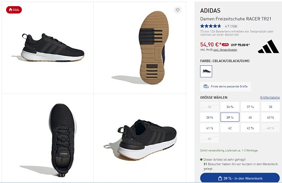 Deals der Woche: bis zu 43% bei intersport sparen