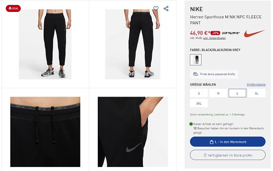 Deals der Woche: bis zu 42% bei intersport sparen