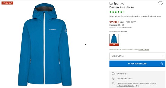 Markensale bei bergzeit