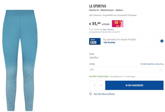 50x50 Sale bei sportler