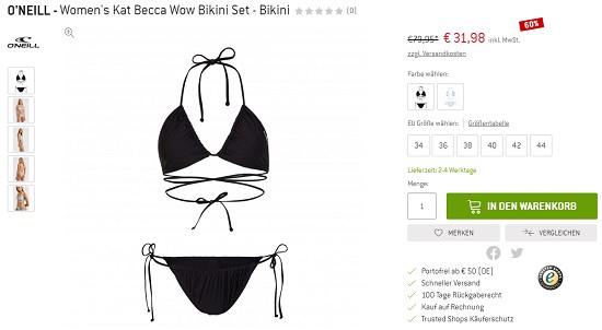 Spare 40% und mehr auf Bademode bei den Bergfreunden